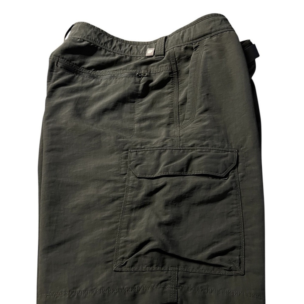 The North Face Army Green Cargo Shorts Durable Outdoor Essential size 38 - Picture 10 of 11